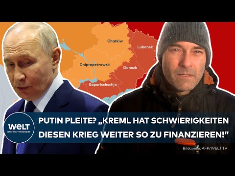 UKRAINE KRIEG: PUTIN PLEITE? Russen haben „Schwierigkeiten den Krieg weiter so zu finanzieren!“