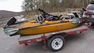 STRUCK GOLD!!! Old Town Sportsman AutoPilot 120 Maiden Voyage (Kayak Fishing)
