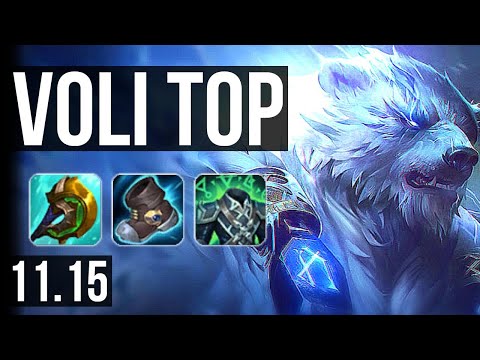 VOLIBEAR vs AURELION SOL (TOP) | 1100+ games, 1.1M mastery, Godlike, 14/5/12 | KR Diamond | v11.15