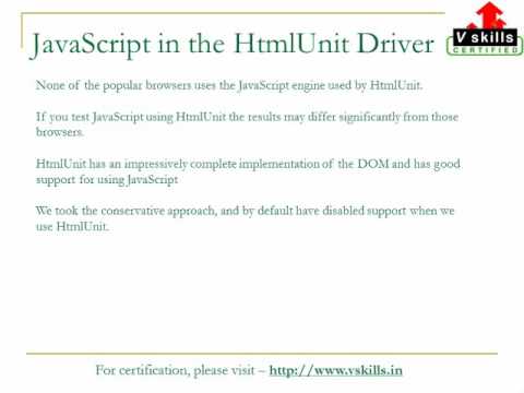 Htmlunit Driver