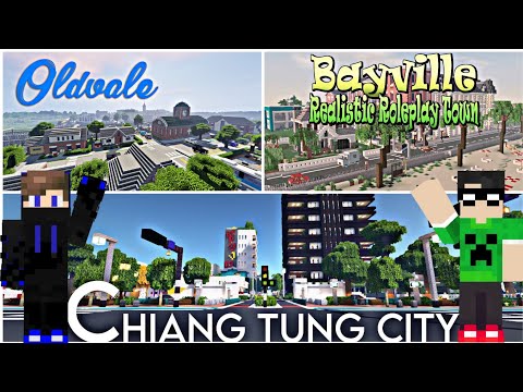 ERWIN GAMING - The Three Best City Maps for Citylife Roleplay / Minecraft Top 3 City Maps