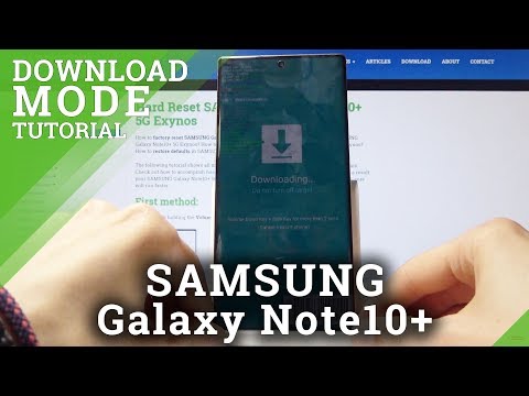 How to enable Download Mode in SAMSUNG Galaxy Note 10+