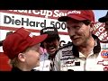 Dale Jr Interviews Dale Sr 1990 Diehard 500 Post Race