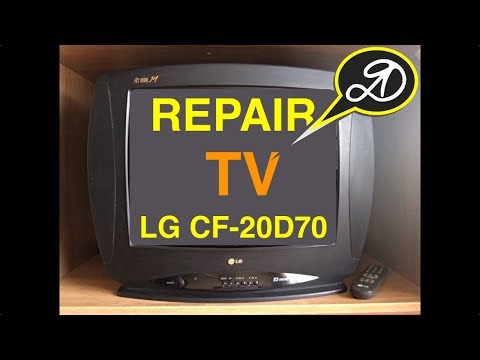 How to Repair the TV. LG CF-20D70 (chassis MC-64A)