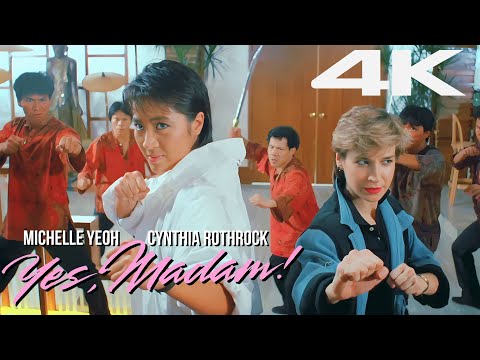 Michelle Yeoh, Cynthia Rothrock "Yes, Madam!" in 4K // Finale Fight Scene