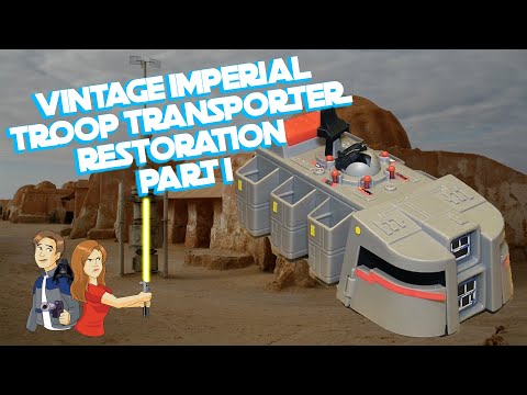 Star Wars Imperial Troop Transporter Restoration - Part 1/2 Vintage Kenner 1979
