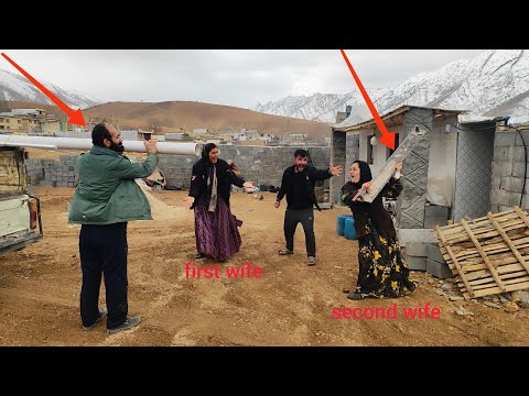 The challenge of living with two wives: 🚰😰a violent fight with  plumber in  presence of  husband