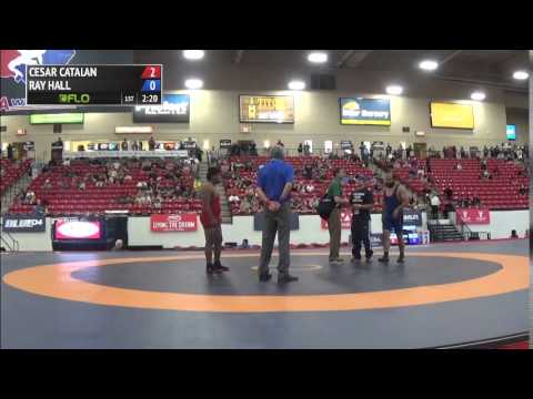 85 kg R1 - Cesar Catalan (Unattached) vs Ray Hall (CSU Pueblo)