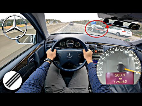 Thumbnail for Mercedes-Benz E-Class E430 W210 Lorinser TOP SPEED DRIVE ON GERMAN AUTOBAHN 🏎 by Mercedes-Benz E-Class (W210)
