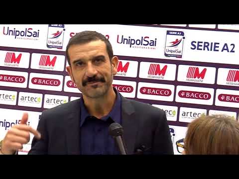 Messaggerie Bacco Catania vs Geosat Geovertical Lagonegro 3-1, intervista a Gianpietro Rigano