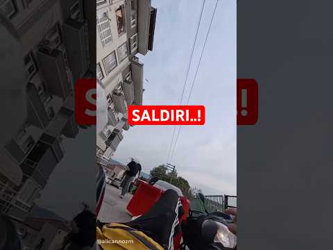Minibüs şoförü tarafından SALDIRI..!😡 #shorst #motorcu #motovlog #kurye