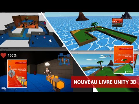 Je vous présente mes livres sur le développement de jeux Unity Godot