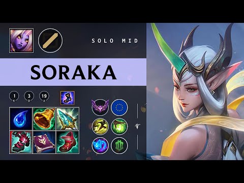 Soraka Mid vs Ekko - EUW Master Patch 26.02