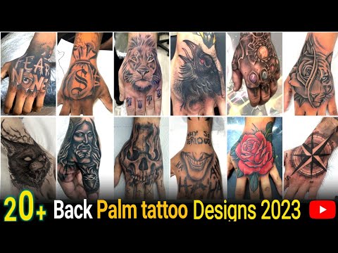 20+ Back Palm tattoos | male hand tattoo ideas & designs | tattoos for men | unique tattoos