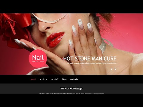 Nail Salon Muse Template by WT - 54974