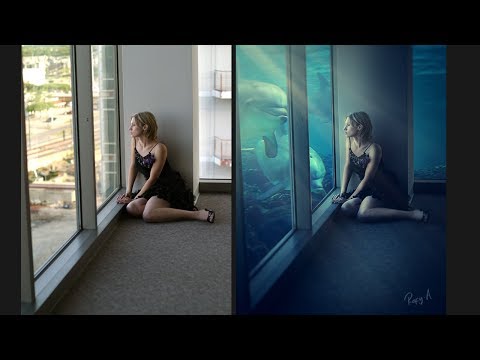 Neon Glow Effect Portrait Photoshop Tutorial