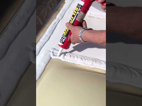 Two-Bead Caulking Method for RV Roofs #rvrepair #sealant #technique