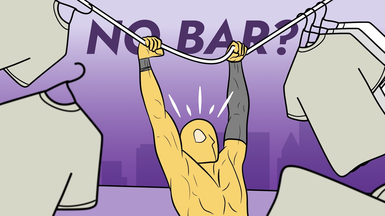 Train your back without a pull-up bar