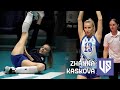 Zhanna Kaskova | Beautiful Volleyball Girl | Warming up