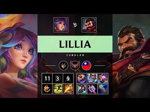 Lillia Jungle vs Graves - TW Grandmaster Patch 25.04