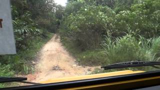 preview picture of video 'Pinzgauer 716M Test Drive in Kampung Air Panas, Sungai Kerling'