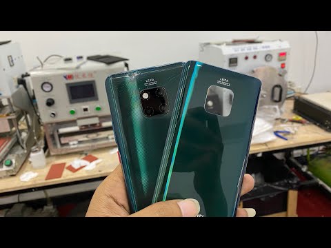 Hauwei Mate20 pro back glass replacement very easy... (4K videos)