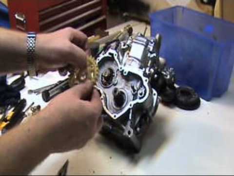 Team Sami Pensala Rotax Max karting engine diassembling