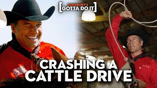 YIPPEE KI YAY! COWBOY Mike Rowe Takes a CRASH COURSE in Wrangling Cattle | Somebody&#39;s Gotta Do It