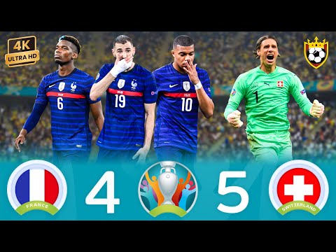 Switzerland shocks the world and knocks out Mbappe & France🤯🔥💥❯ France (4-5) Swisra ● EURO 2020 🎬 4K