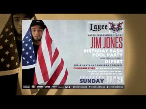 Layce305 Show @ Jim Jones Birthday Pool Party Miami