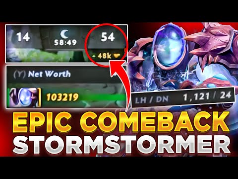 StormStormer ARC WARDEN with his BEST Game EVER - 93min+ EPIC 48k Comeback - 100k+ Networth Dota 2
