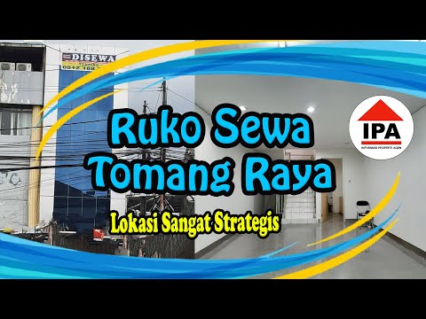 Ruko tomang hadap jalan raya strategis