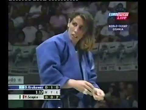 4.- Daniela Krukower (ARG) vs Ylenia Scapin (Italia) - Campeonato del Mundo Osaka 2003 🥋