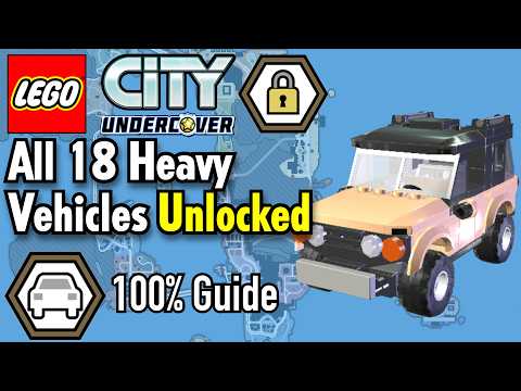 All 18 Heavy Vehicles Unlocked In LEGO City Undercover 100% Guide