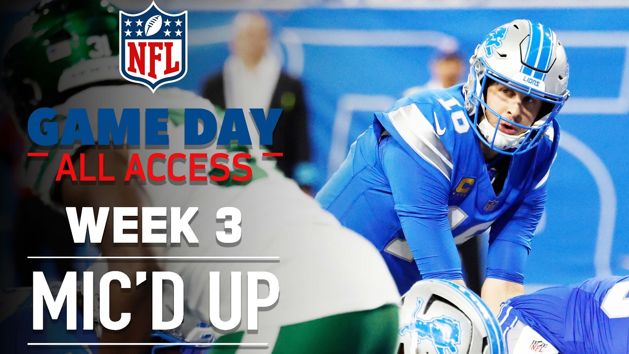 Week 3 Mic'd Up! "That boy play like he's 6'4" | Game Day All Access