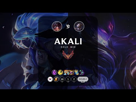 Akali Mid vs Orianna - KR Grandmaster Patch 13.15