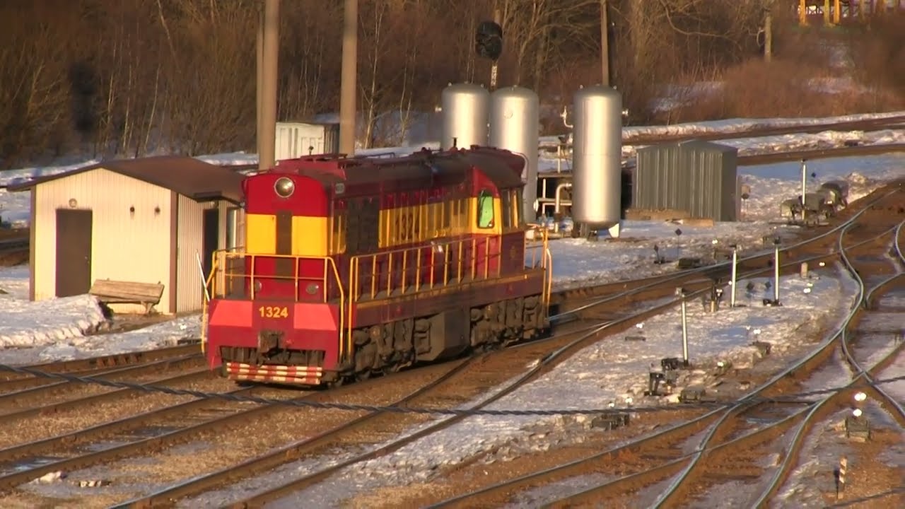 Тепловозы ЧМЭ3-4280 и 4325 на ст. Юлемисте / CME3-4280 and 4325 at Ülemiste station