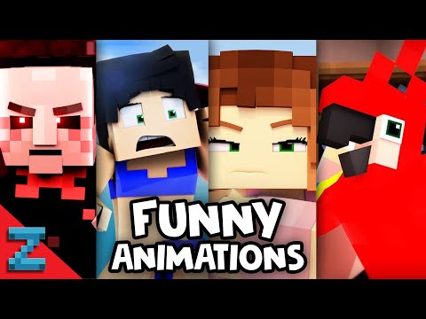 Funny Animations! 😂 (ZAMination Originals) Minecraft...