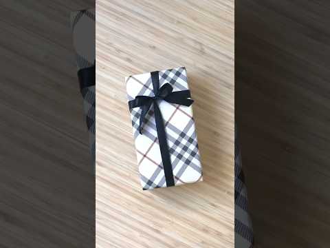 How to gift wrap a phone box | Gift Wrapping #5 #giftwrap #birthdaygift #gift #wrappingpresents