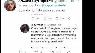Arigameplays hipócrita / hilo de twitter/hejegonza ™