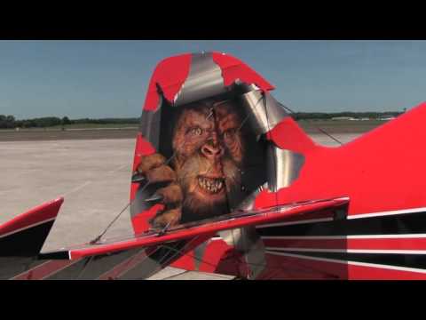 Jack Link's Screamin' Sasquatch Jet Waco at 2014 Baltia Airlines Thunder Over Michigan