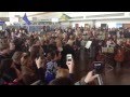 Гимн Евросоюза в аэропорту Днепропетровск. Anthem of the European Union. 
