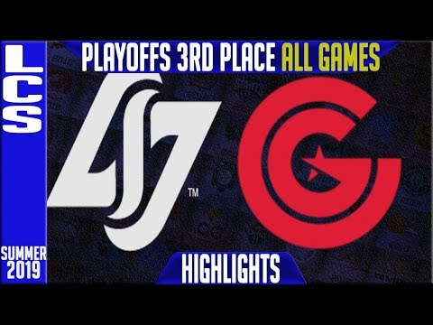 CLG vs CG Highlights ALL GAMES | LCS Summer 2019 Playoffs 3rd Place | Counter Logic Gaming vs Clutch