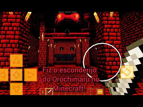 Minecraft - fiz o esconderijo do Orochimaru (Jaketsu lair) Crafting and Building