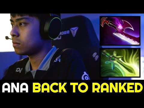ANA back to Ranked Game — Full Slotted Sniper vs Counter Build Lina 7.32c Dota 2