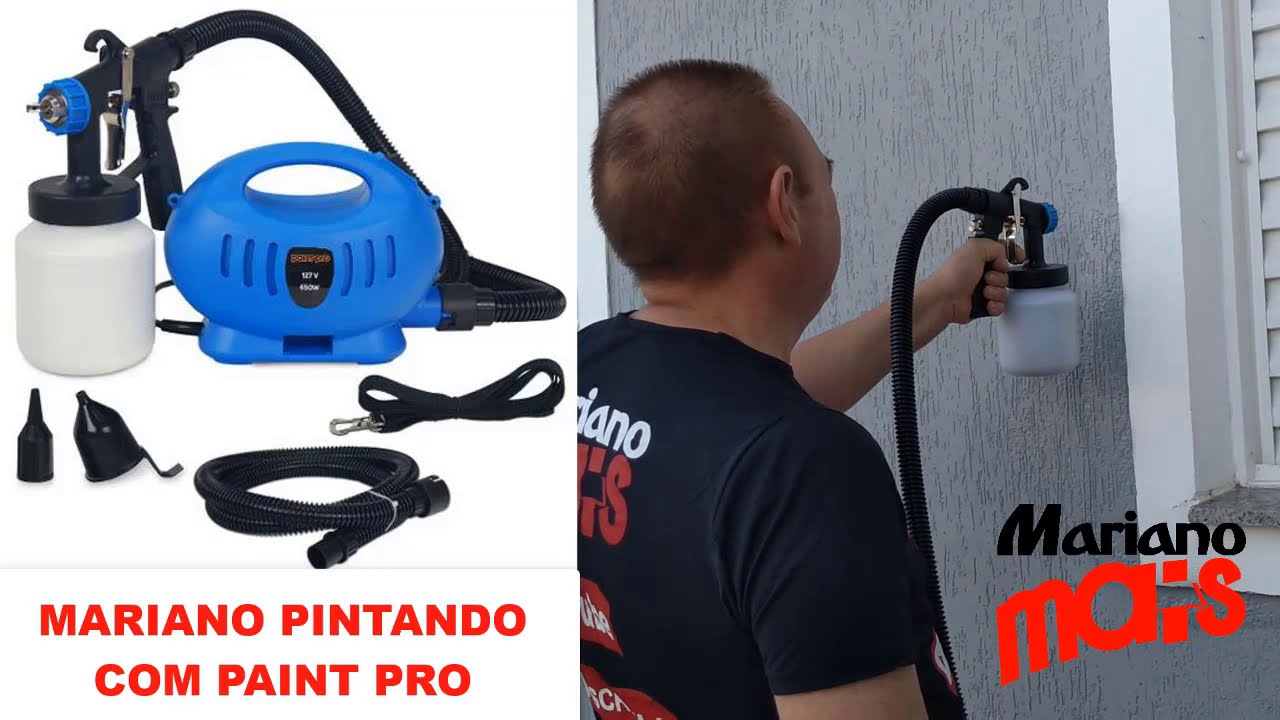 COMO PINTAR COM A PULVERIZADORA PAINT PRO COM LATEX