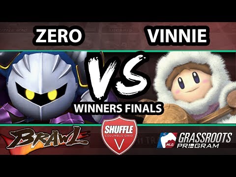 Shuffle V - Vinnie (Ice Climbers) Vs. ZeRo (Meta Knight) - Winners Finals - SSBB