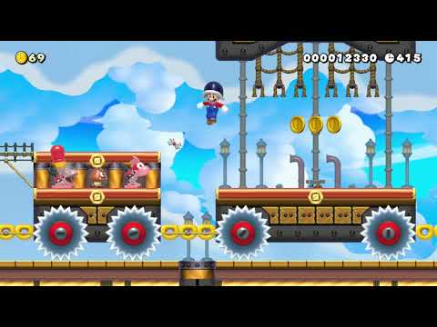 【NSMB3】 W1-A | Bowser Express by  xꚍ.m𝛾ꚍhrα★ 🍄 Super Mario Maker 2 ✹Switch✹ #aou