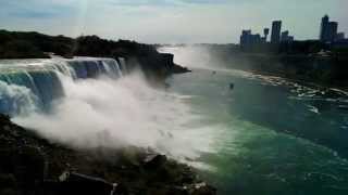 preview picture of video 'American Falls Buffalo, View from observatory deck/tower 2013'