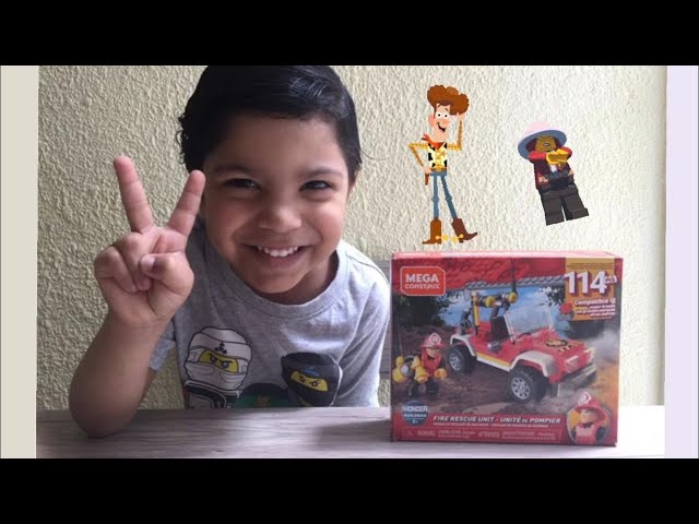 Vídeo relacionado con Mega Construx SUV Rescate, Construye tu Propio SUV y Escenas de Rescate, Coche de Juguete (Mattel GLK53), Multicolor